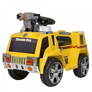 Дитячий електромобіль Bambi ZPV119 AR-6 Пожежна машина, жовтий