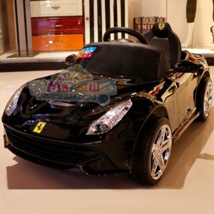 Дитячий електромобіль Bambi M 3176 EBLR-2 Ferrari F12 Berlinetta, чорний
