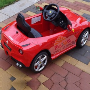 Детский электромобиль Bambi M 3176-1 EBLR-3 Ferrari F12 Berlinetta, красный
