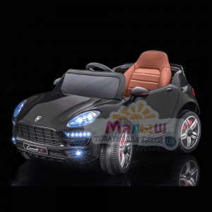Дитячий електромобіль Bambi M 3178-2 EBLR-2 Porsche Macan, чорний