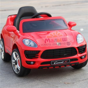 Детский электромобиль Bambi M 3178-2 EBLR-3 Porsche Macan, красный