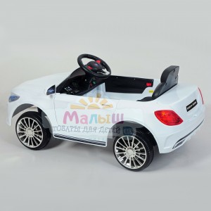 Детский электромобиль Bambi M 3981-1 EBLR-1 Mercedes S63 AMG, белый