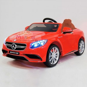 Дитячий електромобіль Bambi M 3995 EBLR-3 Mercedes Benz, червоний