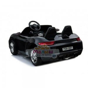 Дитячий електромобіль Bambi M 4055 ALS-2 Porsche Cayman, двомісний, чорний