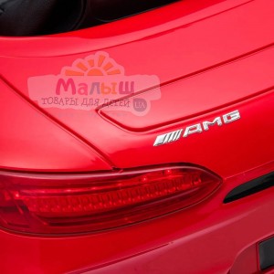 Дитячий електромобіль Bambi M 4062-1 EBLR-3 Mercedes AMG GT, червоний