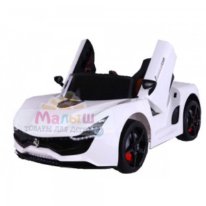 Детский электромобиль Bambi M 4203 EBLR-1 Ferrari, белый