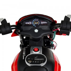 Детский мотоцикл Bambi JT 5158-3 Yamaha, черно-красный