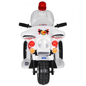 Детский мотоцикл Bambi M 3576-1 Police, белый