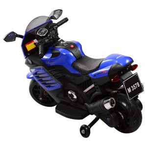 Детский мотоцикл Bambi M 3578 EL-4, синий