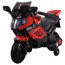 Дитячий мотоцикл Bambi M 3582 E-3, чорно-червоний