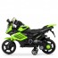 Детский мотоцикл Bambi M 3582-1 EL-5, черно-зеленый