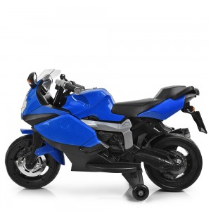 Детский мотоцикл Bambi M 3636 EL-4 BMW, синий