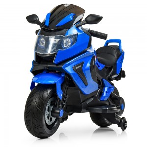 Детский мотоцикл Bambi M 3681-1 EL-4 BMW, синий