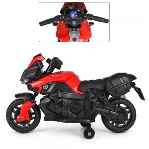 Детский мотоцикл Bambi M 3832 L-2-3 BMW, черно-красный