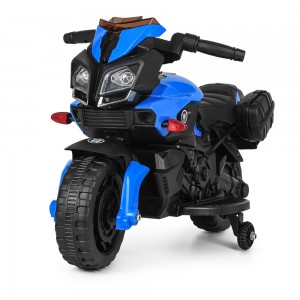 Детский мотоцикл Bambi M 3832 L-2-4 BMW, черно-синий