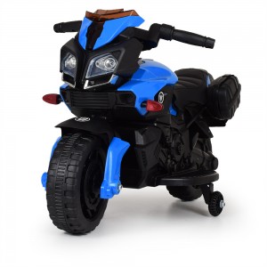 Детский мотоцикл Bambi M 3832 L-2-4 BMW, черно-синий