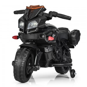Детский мотоцикл Bambi M 3832 LS-2 BMW, черный