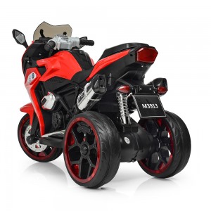 Детский мотоцикл Bambi M 3913 EL-3 BMW, красный