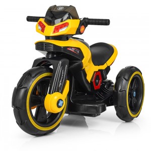 Дитячий мотоцикл Bambi M 3927-6, жовтий