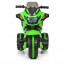 Детский мотоцикл Bambi M 3928 L-5, черно-зеленый