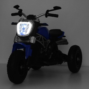 Детский мотоцикл Bambi M 4008-1 AL-4 BMW, синий