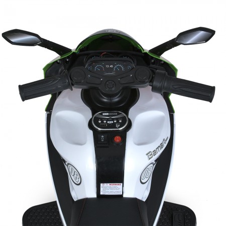 Мотоцикл M 4053EL-5 2мотор25W, 2акум6V5AH, MP3, USB, TF, EVA, руч.газу, музика, світло, зелений