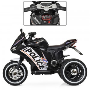 Дитячий мотоцикл Bambi M 4053-1 L-2 Ducati, чорний
