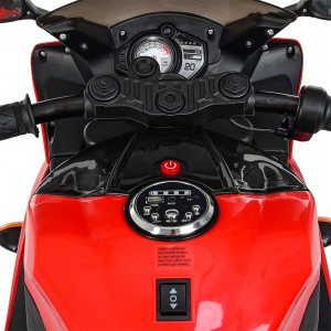 Дитячий мотоцикл Bambi M 4069 L-3 BMW, чорно-червоний