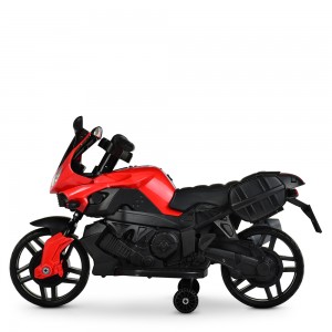Детский мотоцикл Bambi M 4080 EL-3 BMW, красный