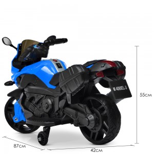 Детский мотоцикл Bambi M 4080 EL-4 BMW, синий
