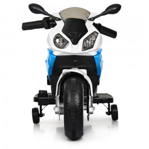 Детский мотоцикл Bambi M 4103-1-4 BMW, бело-голубой