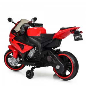 Детский мотоцикл Bambi M 4103-3-1 BMW, красный