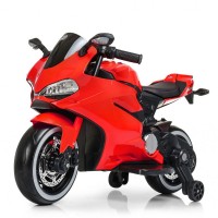 Детский мотоцикл Bambi M 4104 EL-3 Ducati, красный