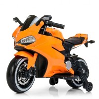 Дитячий мотоцикл Bambi M 4104 EL-7 Ducati, помаранчевий