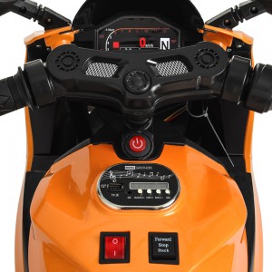 Детский мотоцикл Bambi M 4104-1 ELS-7 Ducati, оранжевый