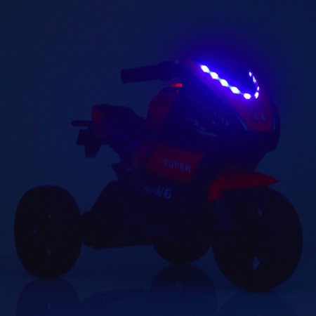 Дитячий мотоцикл Bambi M 4135 EL-1-5 Yamaha, біло-зелений