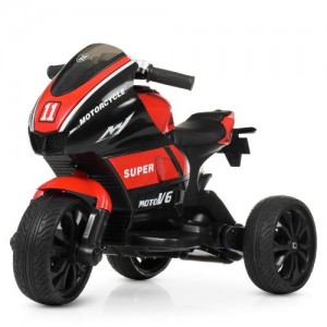 Дитячий мотоцикл Bambi M 4135 EL-3 Yamaha, чорно-червоний