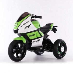 Детский мотоцикл Bambi M 4135 L-1-5 Yamaha, бело-зеленый