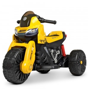 Дитячий мотоцикл Bambi M 4193 EL-6 BMW, жовтий