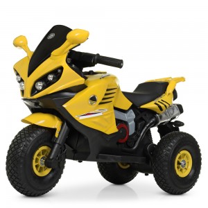 Дитячий мотоцикл Bambi M 4216 AL-6 BMW, жовтий