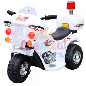 Дитячий мотоцикл Bambi M 4251-1 Police, білий