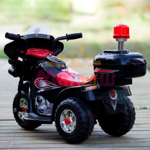 Детский мотоцикл Bambi M 4251-2 Police, черный