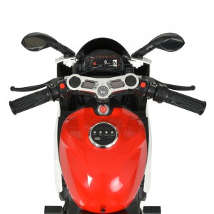 Детский мотоцикл Bambi M 4262 EL-1-3 , бело-красный