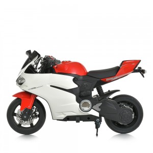 Дитячий мотоцикл Bambi M 4262 EL-1-3, біло-червоний
