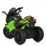 Дитячий мотоцикл BMW K1300S Bambi M 4274EL-5, зелений, 2 мотори по 35W, EVA, екошкіра, MP3, USB, TF