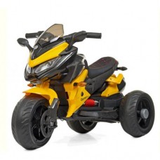 Детский мотоцикл Bambi M 4274 EL-6 BMW, желтый