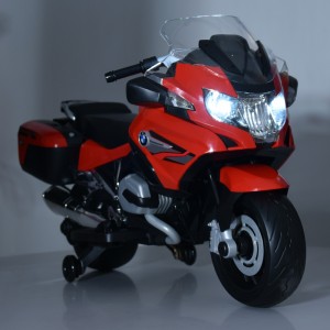 Детский мотоцикл Bambi M 4275 E-3 BMW, красный