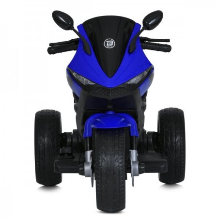 Детский мотоцикл Ducati Bambi Racer M 4454ELR-4 синий, с пультом управления, 2 мотора по 35W, EVA, кожа, MP3/USB/TF