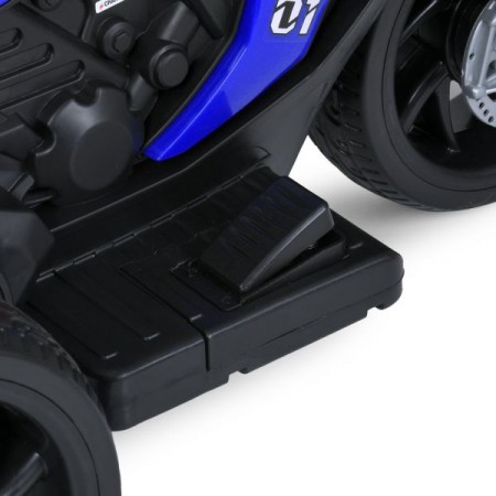 Детский мотоцикл Ducati Bambi Racer M 4454ELR-4 синий, с пультом управления, 2 мотора по 35W, EVA, кожа, MP3/USB/TF