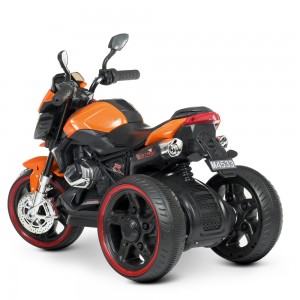Дитячий мотоцикл Bambi M 4533-7, помаранчевий